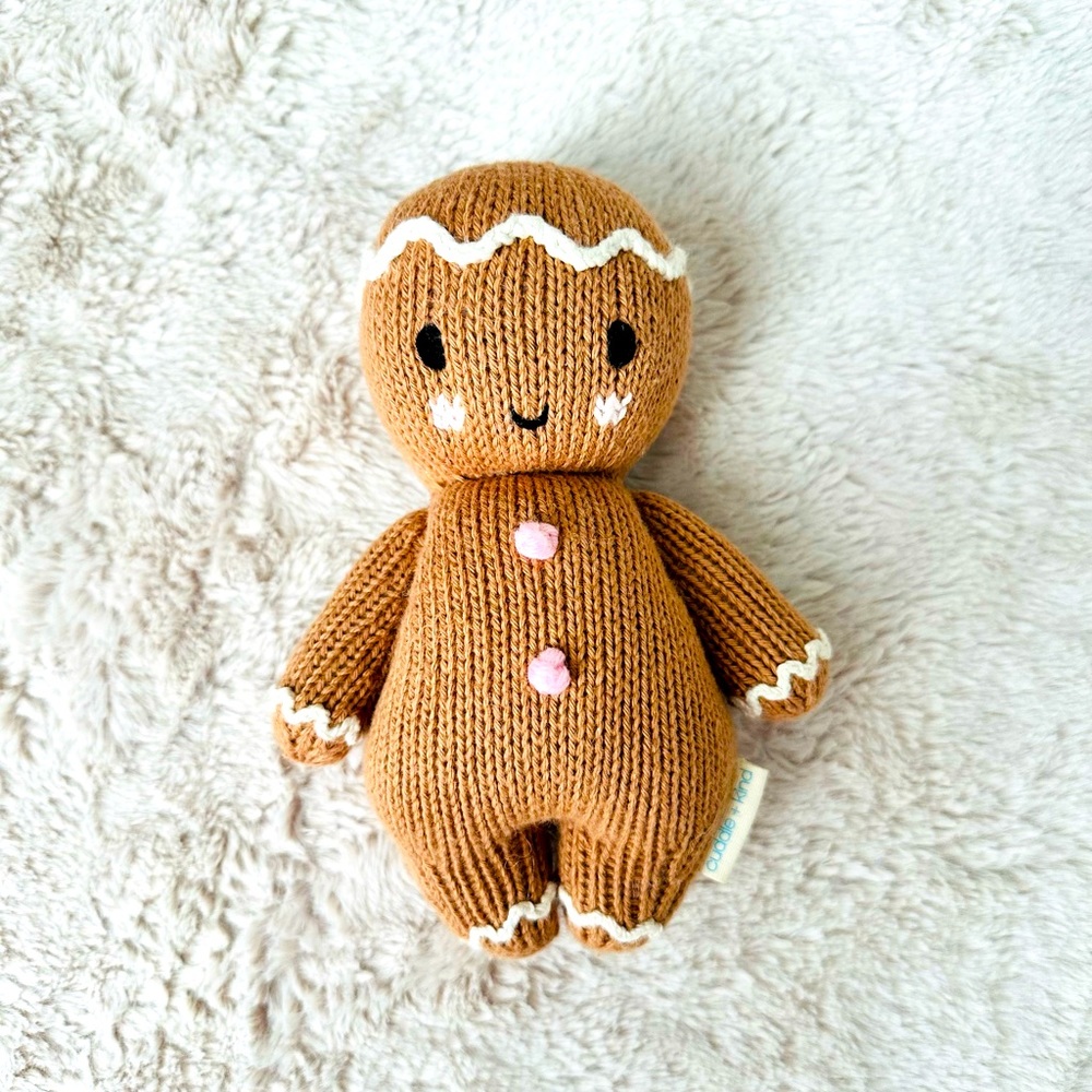 Cuddle and Kind LIMITED EDITION Gingerbread! Baby animal size! (7 inch)